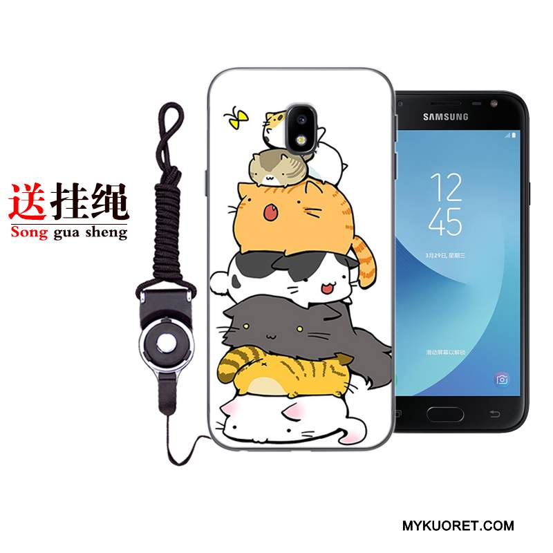 Kuori Samsung Galaxy J3 2017 Suojaus Punainen Murtumaton, Kotelo Samsung Galaxy J3 2017 Pehmeä Neste Puhelimen Kuoret Harmaa