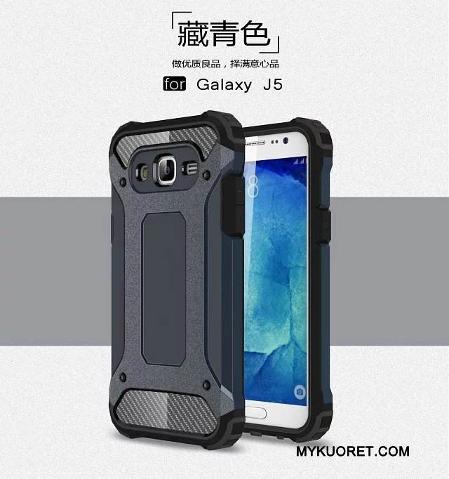 Kuori Samsung Galaxy J5 2015 Laukut Murtumaton Panssari, Kotelo Samsung Galaxy J5 2015 Suojaus Puhelimen Kuoret 说