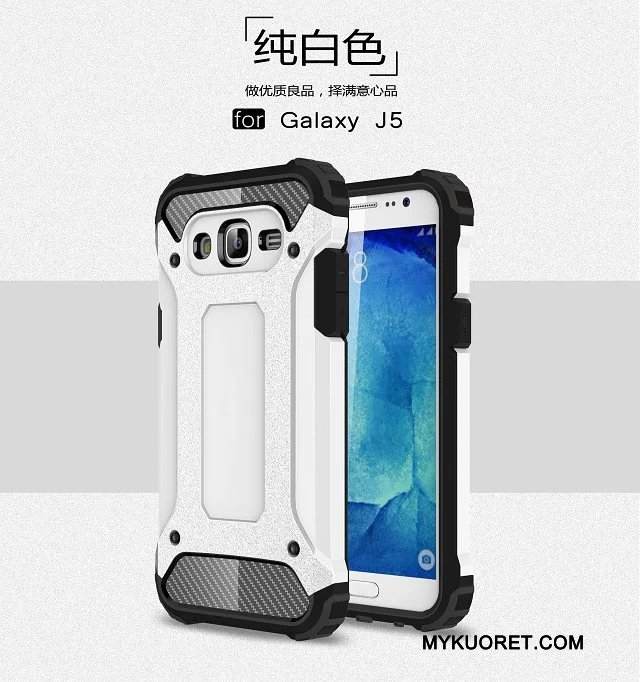 Kuori Samsung Galaxy J5 2015 Laukut Murtumaton Panssari, Kotelo Samsung Galaxy J5 2015 Suojaus Puhelimen Kuoret 说