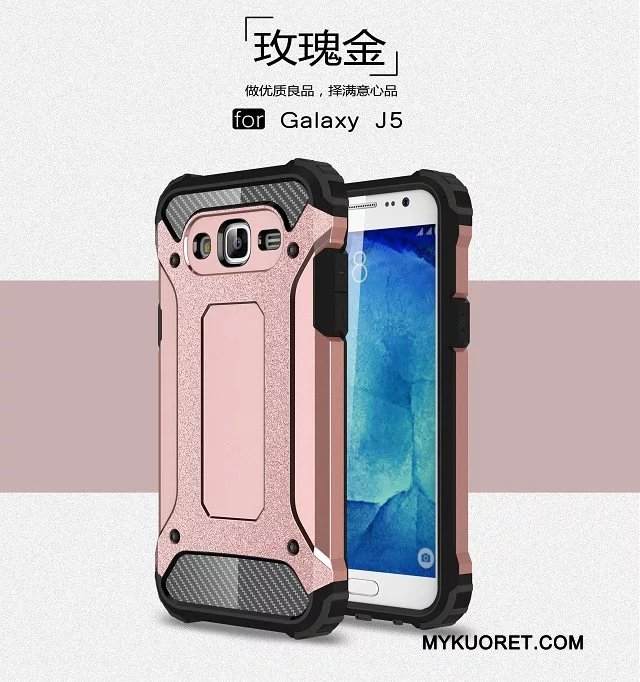 Kuori Samsung Galaxy J5 2015 Laukut Murtumaton Panssari, Kotelo Samsung Galaxy J5 2015 Suojaus Puhelimen Kuoret 说