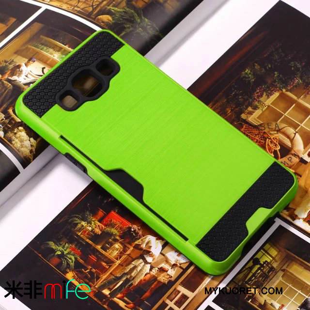 Kuori Samsung Galaxy J5 2015 Laukut Puhelimen Kuoret Johdin, Kotelo Samsung Galaxy J5 2015 Suojaus Kortti Jauhe