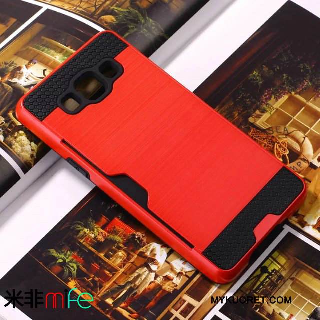 Kuori Samsung Galaxy J5 2015 Laukut Puhelimen Kuoret Johdin, Kotelo Samsung Galaxy J5 2015 Suojaus Kortti Jauhe