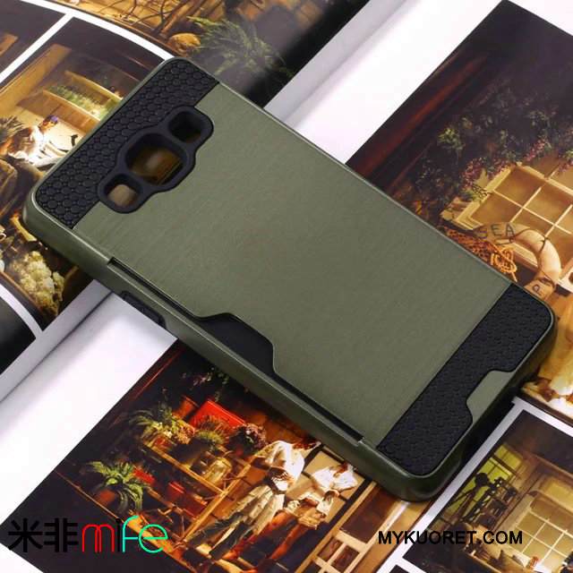 Kuori Samsung Galaxy J5 2015 Laukut Puhelimen Kuoret Johdin, Kotelo Samsung Galaxy J5 2015 Suojaus Kortti Jauhe