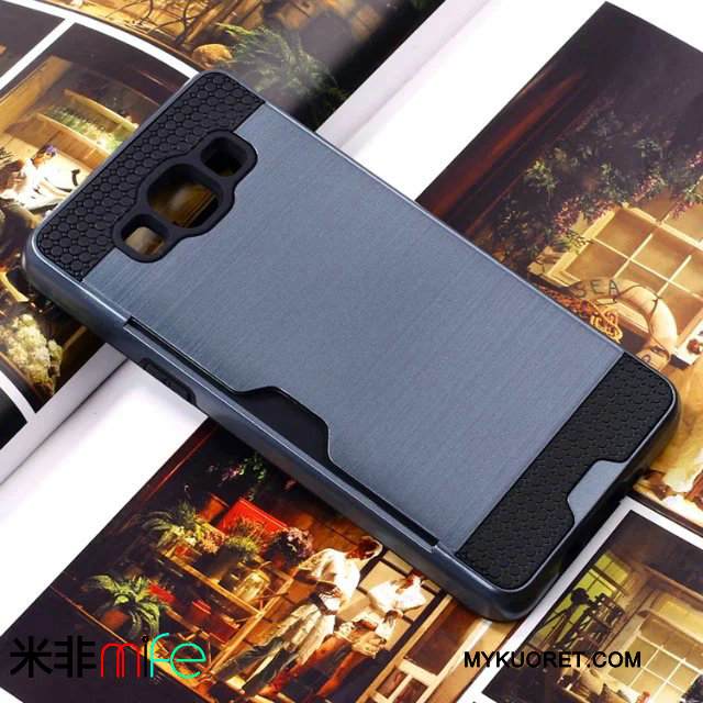 Kuori Samsung Galaxy J5 2015 Laukut Puhelimen Kuoret Johdin, Kotelo Samsung Galaxy J5 2015 Suojaus Kortti Jauhe