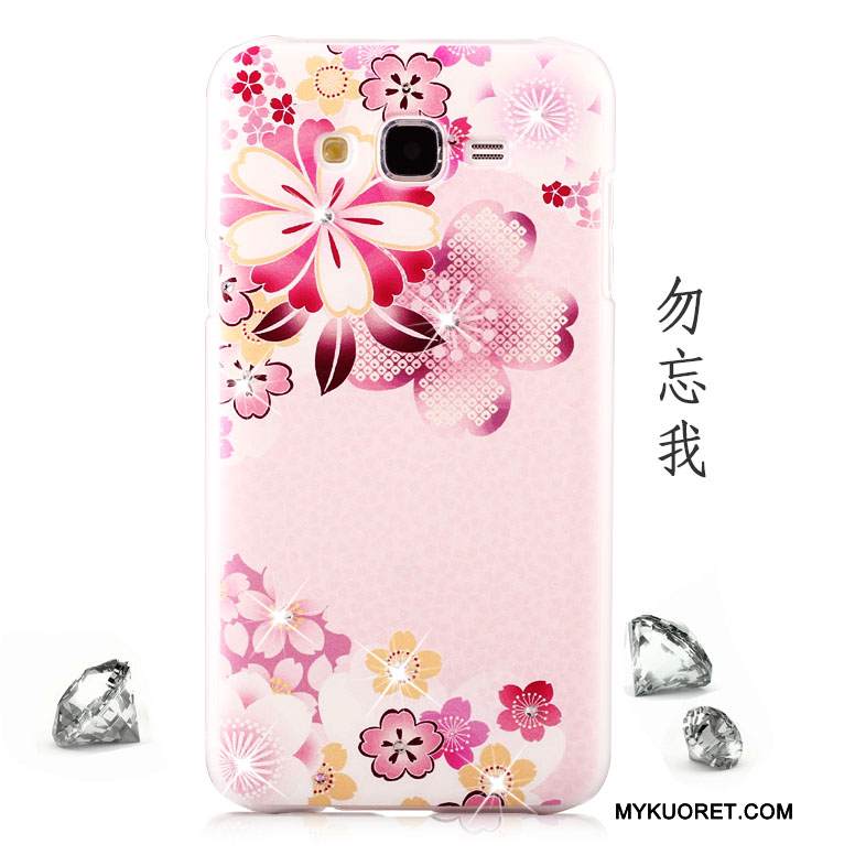 Kuori Samsung Galaxy J5 2015 Maalaus Kova Puhelimen Kuoret, Kotelo Samsung Galaxy J5 2015 Suojaus Vihreä