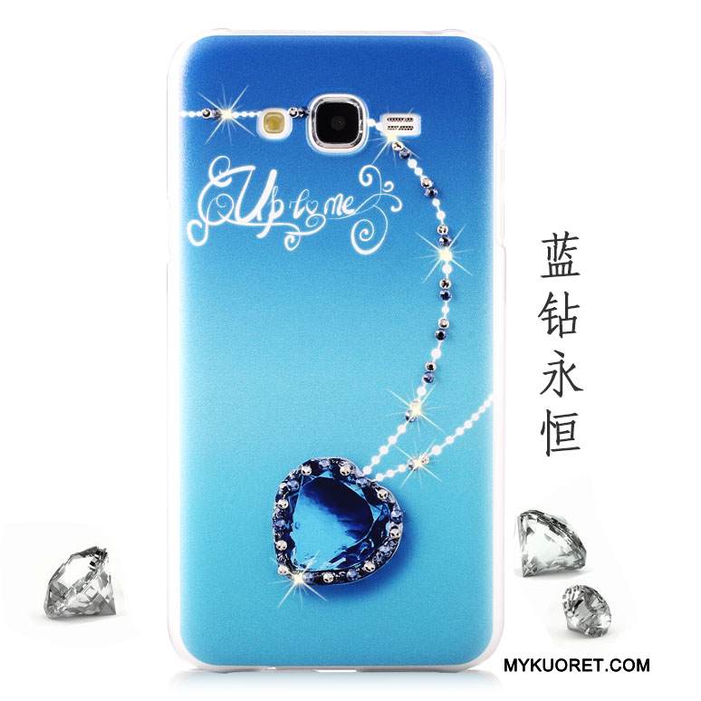 Kuori Samsung Galaxy J5 2015 Maalaus Kova Puhelimen Kuoret, Kotelo Samsung Galaxy J5 2015 Suojaus Vihreä