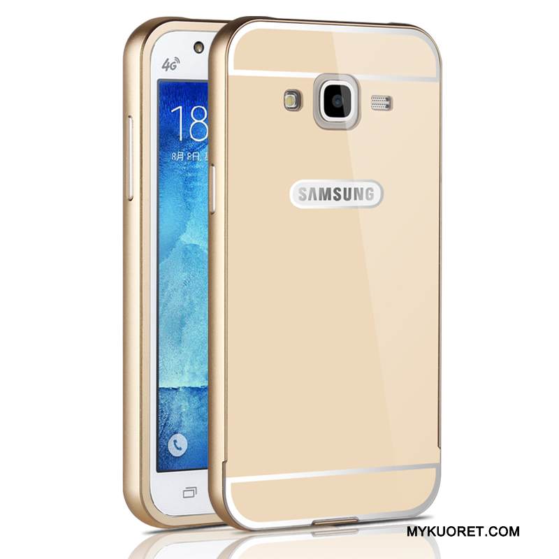 Kuori Samsung Galaxy J5 2015 Metalli Kehys Puhelimen Kuoret, Kotelo Samsung Galaxy J5 2015 Suojaus Kova Ohut