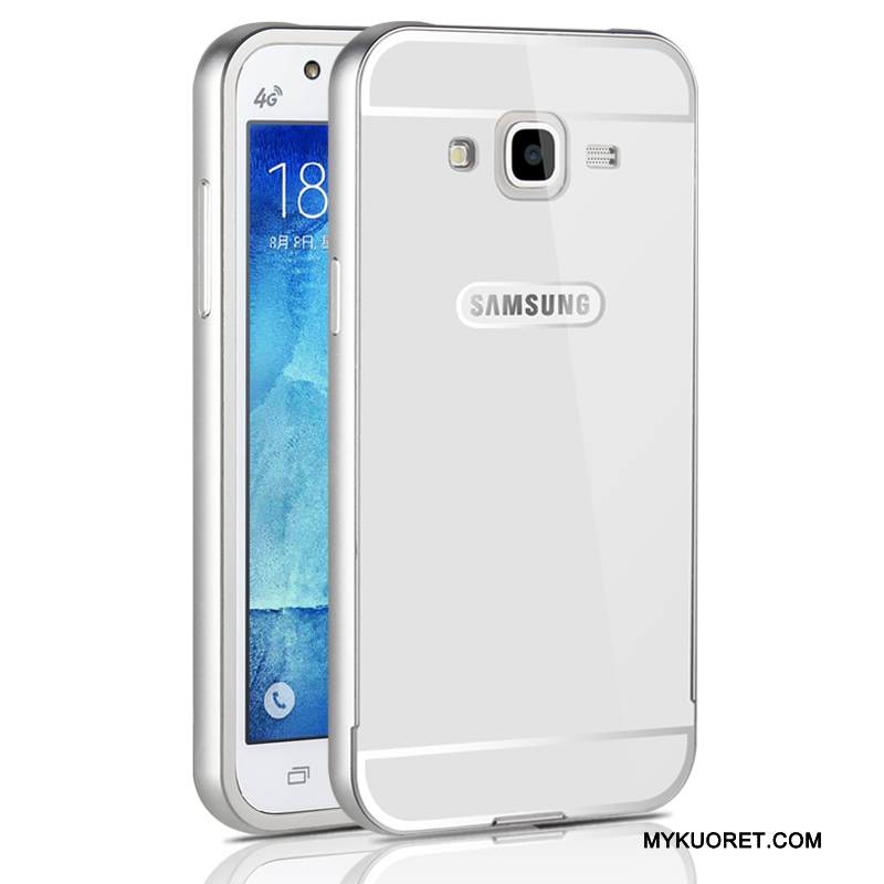 Kuori Samsung Galaxy J5 2015 Metalli Kehys Puhelimen Kuoret, Kotelo Samsung Galaxy J5 2015 Suojaus Kova Ohut