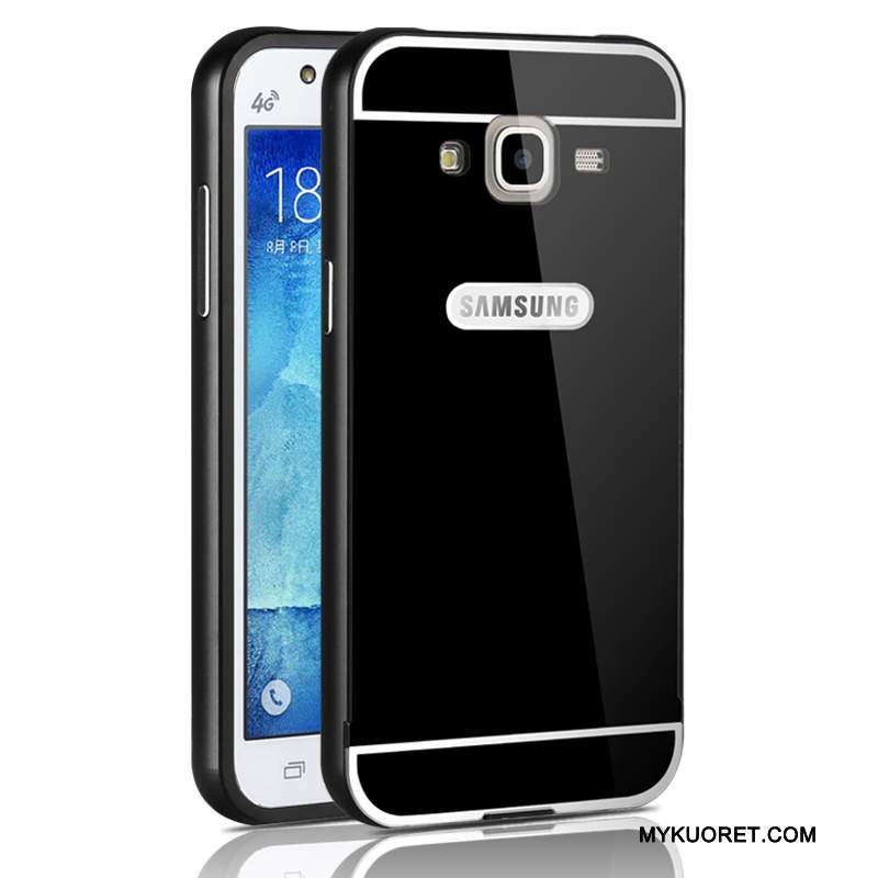 Kuori Samsung Galaxy J5 2015 Metalli Kehys Puhelimen Kuoret, Kotelo Samsung Galaxy J5 2015 Suojaus Kova Ohut
