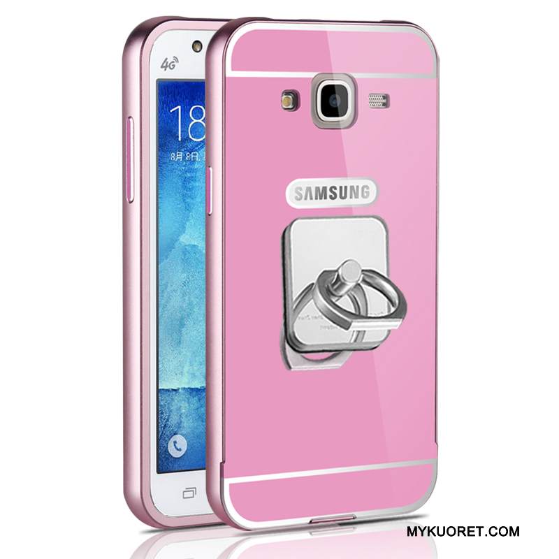 Kuori Samsung Galaxy J5 2015 Metalli Kehys Puhelimen Kuoret, Kotelo Samsung Galaxy J5 2015 Suojaus Kova Ohut