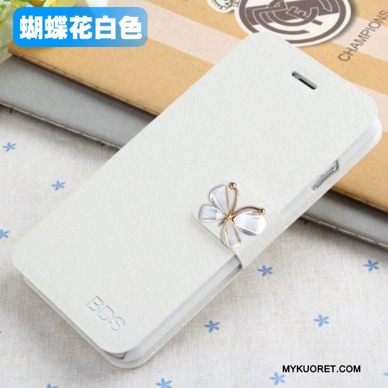 Kuori Samsung Galaxy J5 2015 Nahka Puhelimen Kuoret Punainen, Kotelo Samsung Galaxy J5 2015 Kuoret