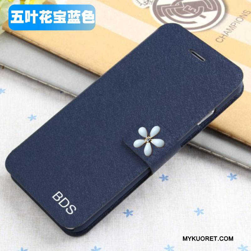 Kuori Samsung Galaxy J5 2015 Nahka Puhelimen Kuoret Punainen, Kotelo Samsung Galaxy J5 2015 Kuoret