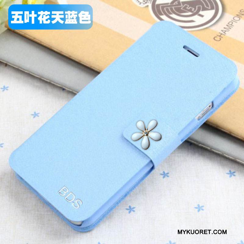 Kuori Samsung Galaxy J5 2015 Nahka Puhelimen Kuoret Punainen, Kotelo Samsung Galaxy J5 2015 Kuoret