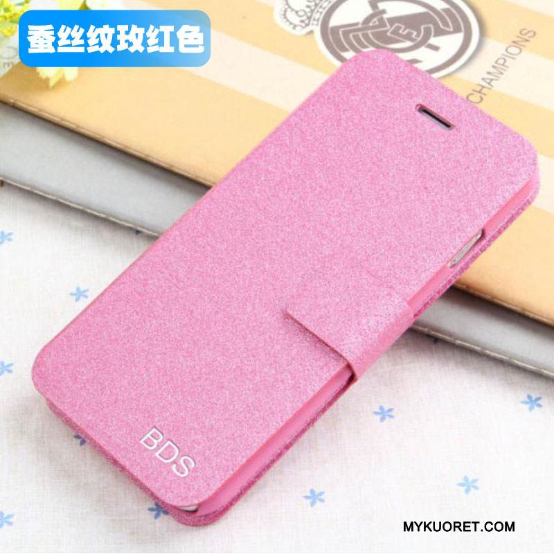 Kuori Samsung Galaxy J5 2015 Nahka Puhelimen Kuoret Punainen, Kotelo Samsung Galaxy J5 2015 Kuoret