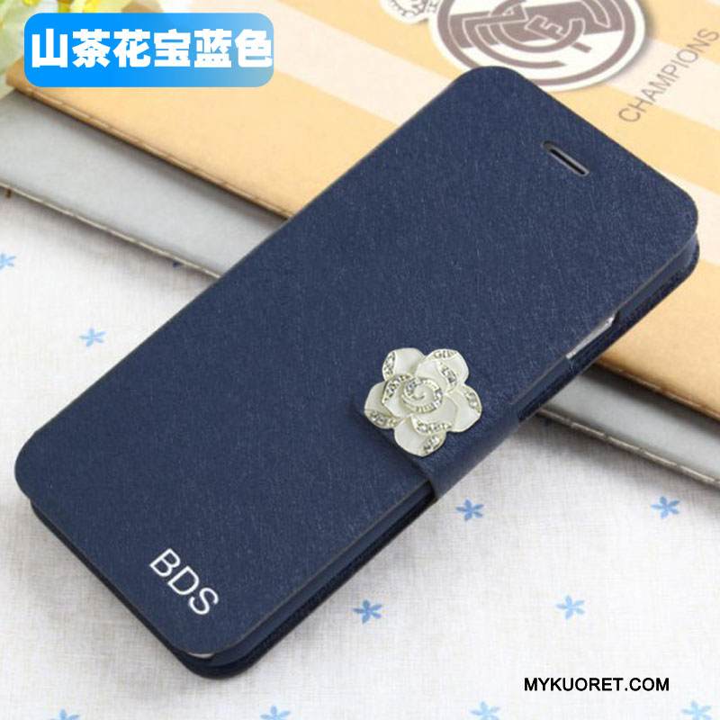 Kuori Samsung Galaxy J5 2015 Nahka Puhelimen Kuoret Punainen, Kotelo Samsung Galaxy J5 2015 Kuoret