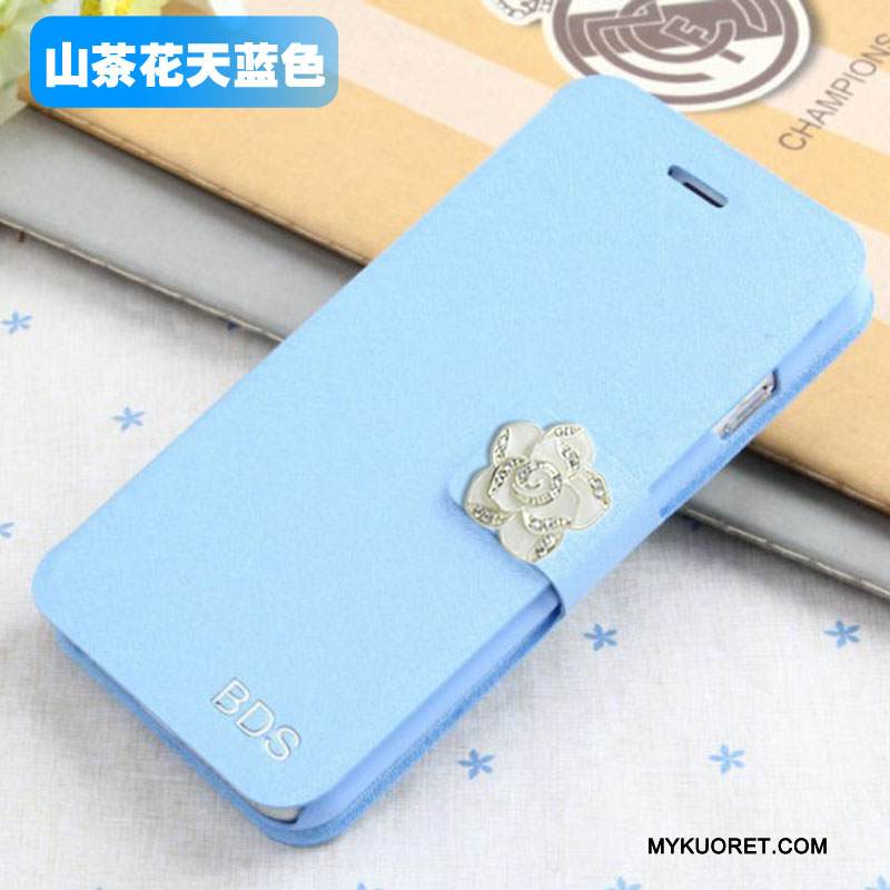 Kuori Samsung Galaxy J5 2015 Nahka Puhelimen Kuoret Punainen, Kotelo Samsung Galaxy J5 2015 Kuoret