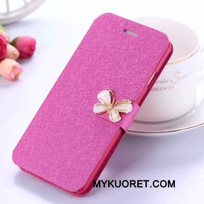 Kuori Samsung Galaxy J5 2015 Nahka Trendi Puhelimen Kuoret, Kotelo Samsung Galaxy J5 2015 Suojaus Punainen