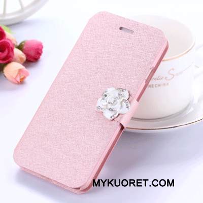 Kuori Samsung Galaxy J5 2015 Nahka Trendi Puhelimen Kuoret, Kotelo Samsung Galaxy J5 2015 Suojaus Punainen