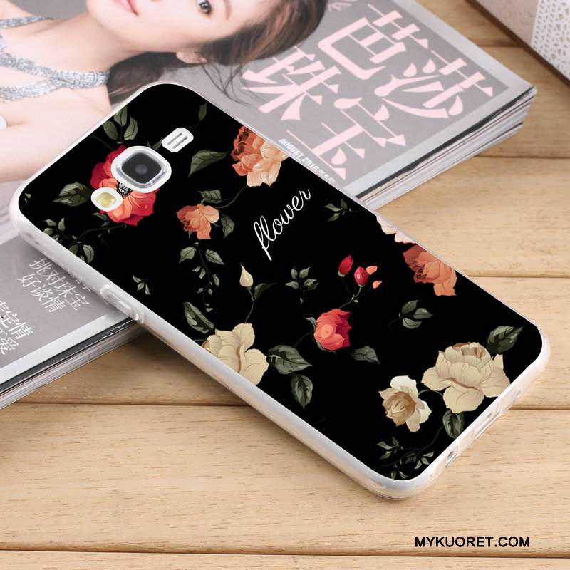 Kuori Samsung Galaxy J5 2015 Pehmeä Neste Jauhe Puhelimen Kuoret, Kotelo Samsung Galaxy J5 2015 Silikoni Pesty Suede