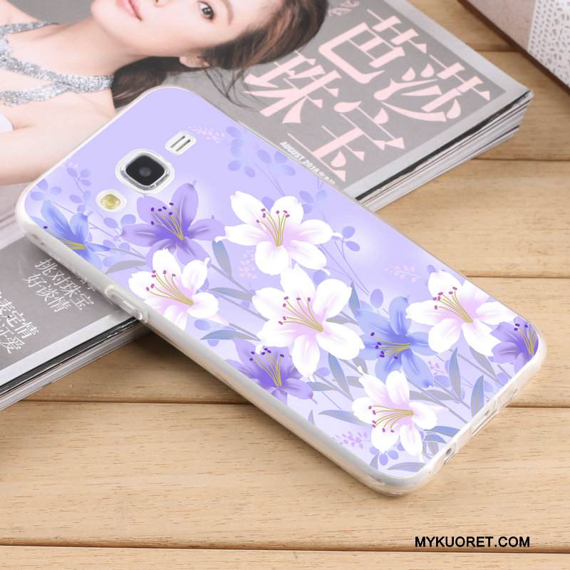 Kuori Samsung Galaxy J5 2015 Pehmeä Neste Jauhe Puhelimen Kuoret, Kotelo Samsung Galaxy J5 2015 Silikoni Pesty Suede