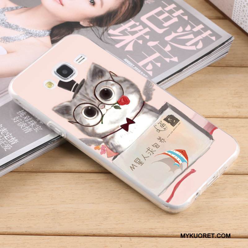 Kuori Samsung Galaxy J5 2015 Pehmeä Neste Jauhe Puhelimen Kuoret, Kotelo Samsung Galaxy J5 2015 Silikoni Pesty Suede