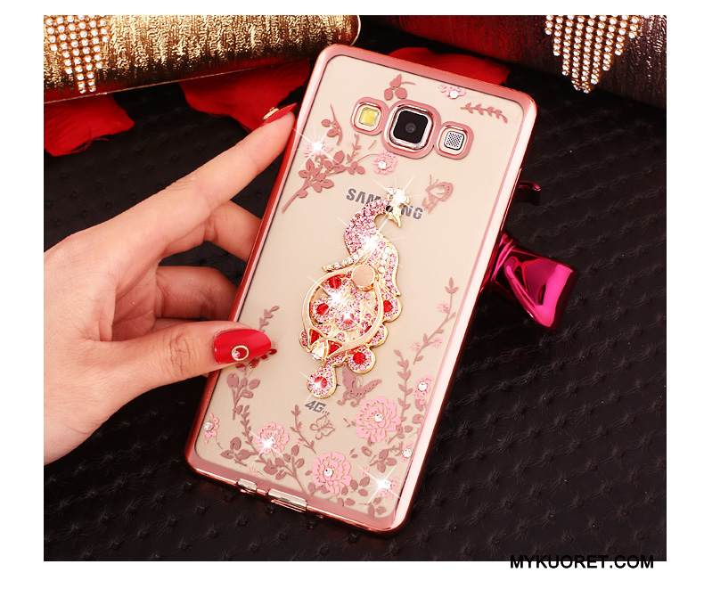 Kuori Samsung Galaxy J5 2015 Silikoni Murtumaton Jauhe, Kotelo Samsung Galaxy J5 2015 Suojaus Puhelimen Kuoret