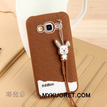 Kuori Samsung Galaxy J5 2015 Silikoni Takakansi Ohut, Kotelo Samsung Galaxy J5 2015 Pehmeä Neste Vaaleansininen