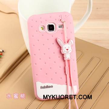 Kuori Samsung Galaxy J5 2015 Silikoni Takakansi Ohut, Kotelo Samsung Galaxy J5 2015 Pehmeä Neste Vaaleansininen