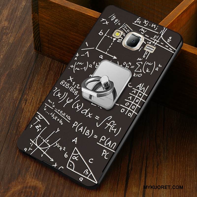 Kuori Samsung Galaxy J5 2015 Suojaus Murtumaton Puhelimen Kuoret, Kotelo Samsung Galaxy J5 2015 Sarjakuva Kova Musta