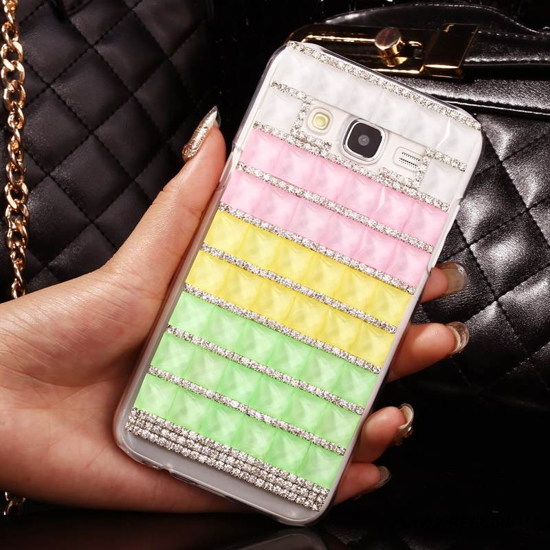 Kuori Samsung Galaxy J5 2015 Suojaus Trendi Läpinäkyvä, Kotelo Samsung Galaxy J5 2015 Monivärinen Puhelimen Kuoret