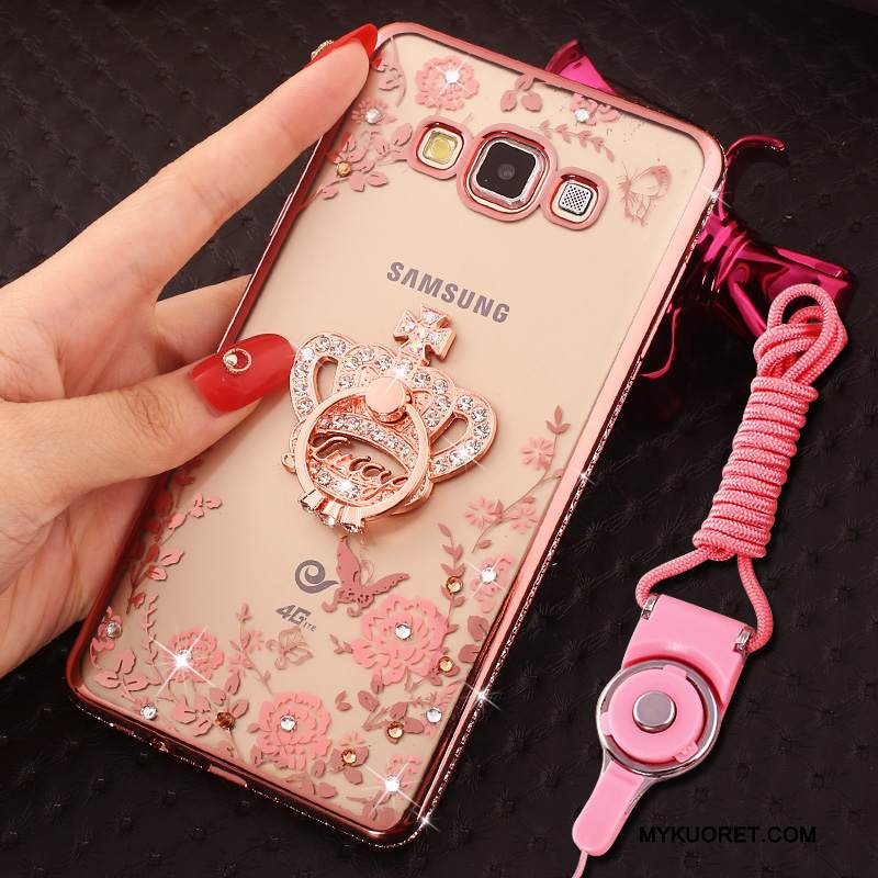 Kuori Samsung Galaxy J5 2016 Laukut Puhelimen Kuoret Jauhe, Kotelo Samsung Galaxy J5 2016 Rhinestone Inlay