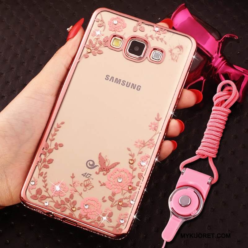 Kuori Samsung Galaxy J5 2016 Laukut Puhelimen Kuoret Jauhe, Kotelo Samsung Galaxy J5 2016 Rhinestone Inlay