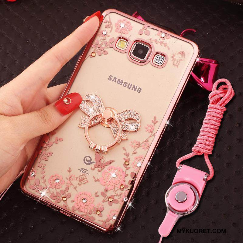 Kuori Samsung Galaxy J5 2016 Laukut Puhelimen Kuoret Jauhe, Kotelo Samsung Galaxy J5 2016 Rhinestone Inlay