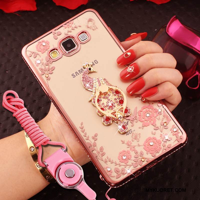 Kuori Samsung Galaxy J5 2016 Laukut Puhelimen Kuoret Jauhe, Kotelo Samsung Galaxy J5 2016 Rhinestone Inlay