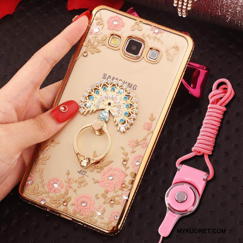 Kuori Samsung Galaxy J5 2016 Laukut Puhelimen Kuoret Jauhe, Kotelo Samsung Galaxy J5 2016 Rhinestone Inlay