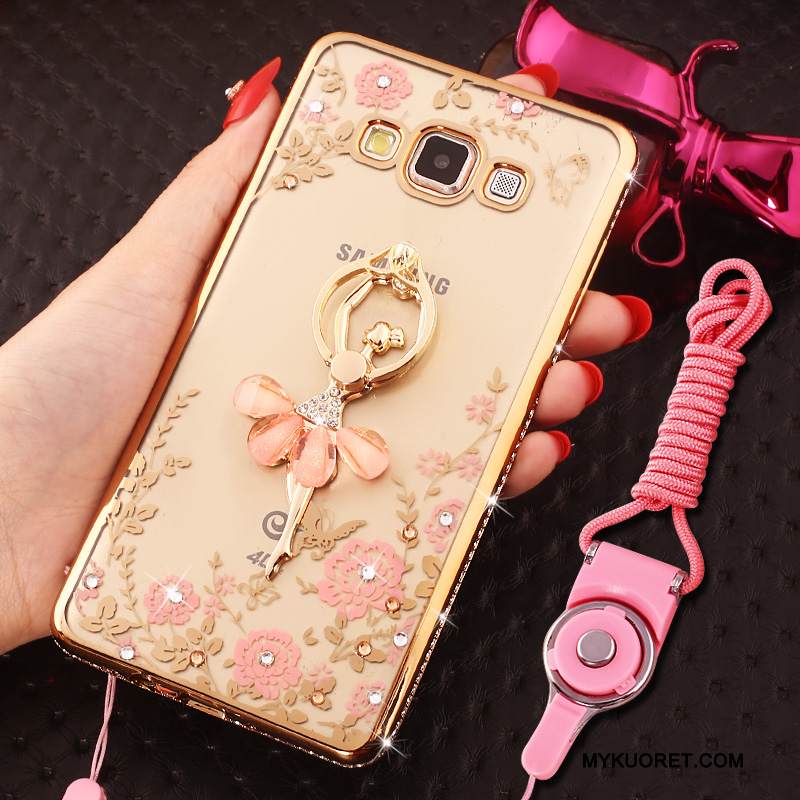 Kuori Samsung Galaxy J5 2016 Laukut Puhelimen Kuoret Jauhe, Kotelo Samsung Galaxy J5 2016 Rhinestone Inlay