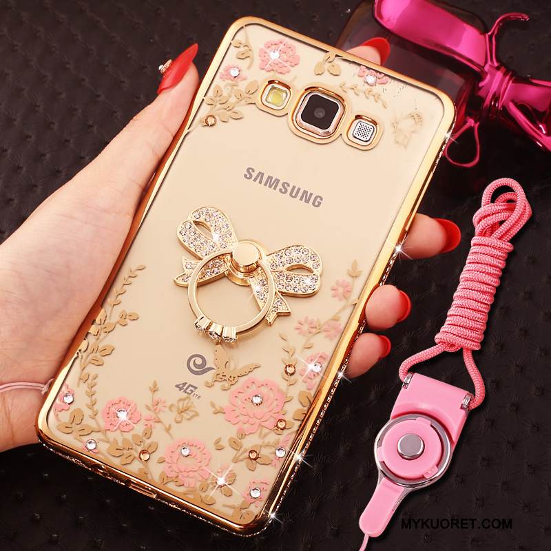 Kuori Samsung Galaxy J5 2016 Laukut Puhelimen Kuoret Jauhe, Kotelo Samsung Galaxy J5 2016 Rhinestone Inlay
