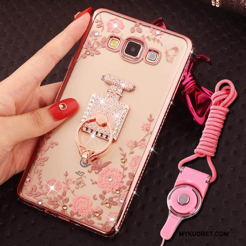 Kuori Samsung Galaxy J5 2016 Laukut Puhelimen Kuoret Jauhe, Kotelo Samsung Galaxy J5 2016 Rhinestone Inlay