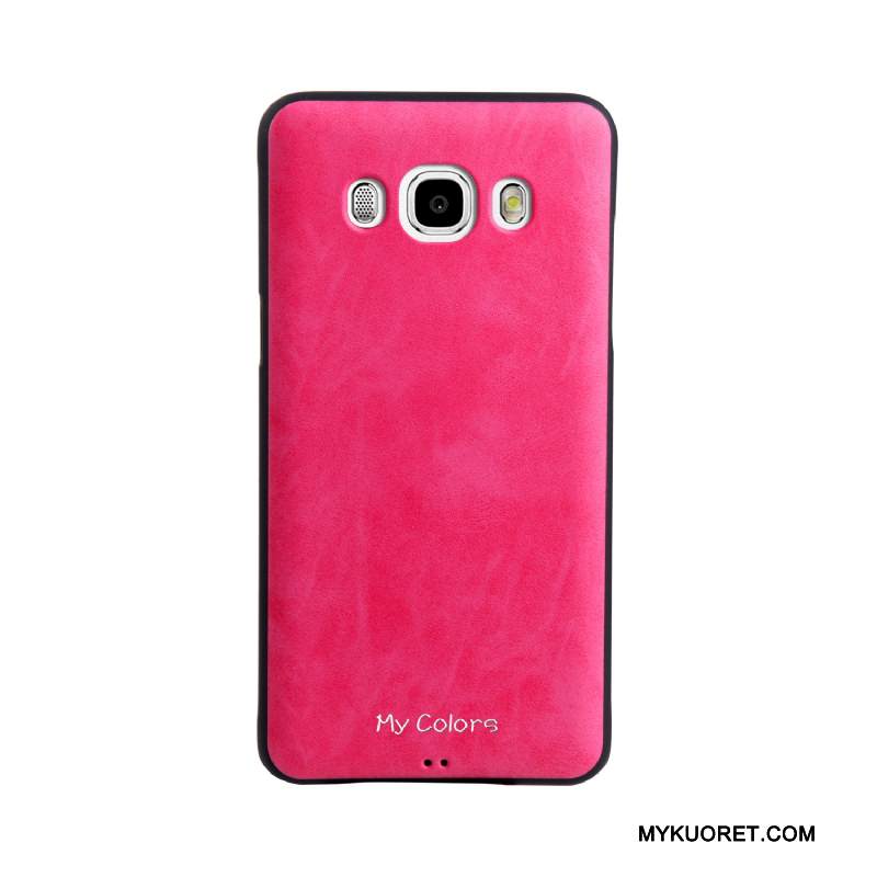 Kuori Samsung Galaxy J5 2016 Nahka Liiketoiminta Puhelimen Kuoret, Kotelo Samsung Galaxy J5 2016 Pehmeä Neste