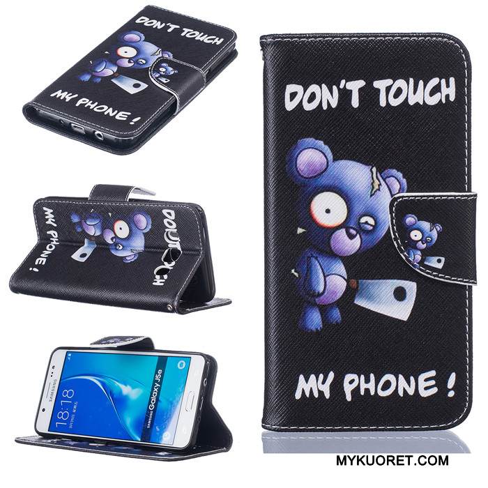 Kuori Samsung Galaxy J5 2016 Nahka Puhelimen Kuoret, Kotelo Samsung Galaxy J5 2016 Monivärinen