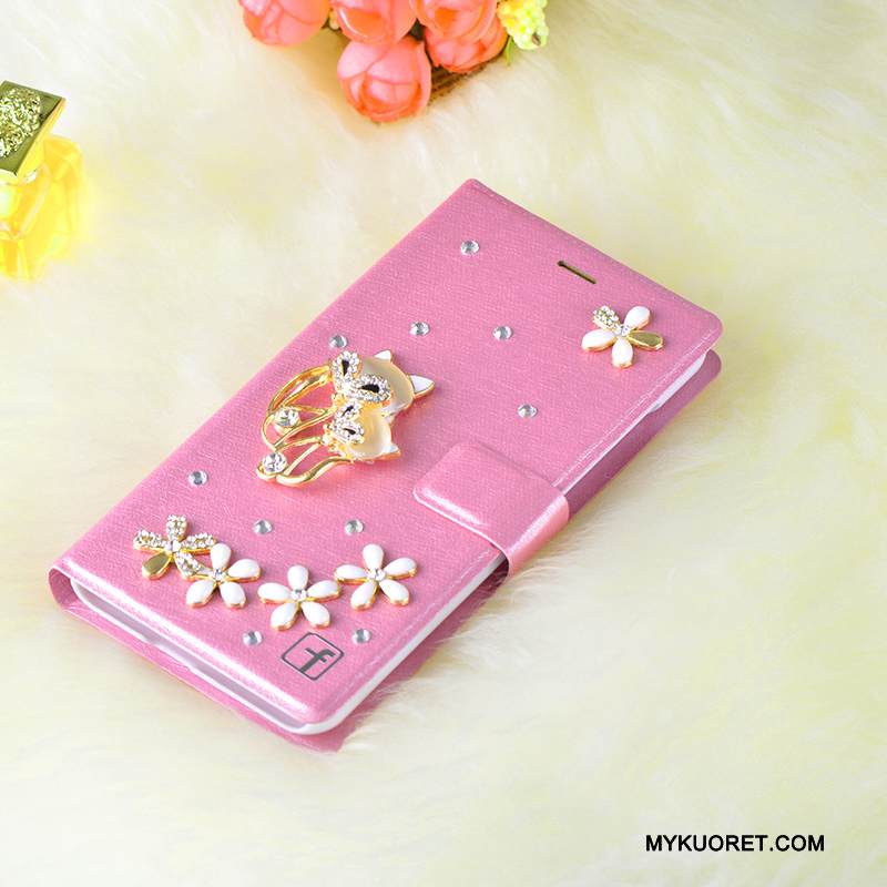 Kuori Samsung Galaxy J5 2016 Nahka Valkoinen Puhelimen Kuoret, Kotelo Samsung Galaxy J5 2016 Strassi Trendi