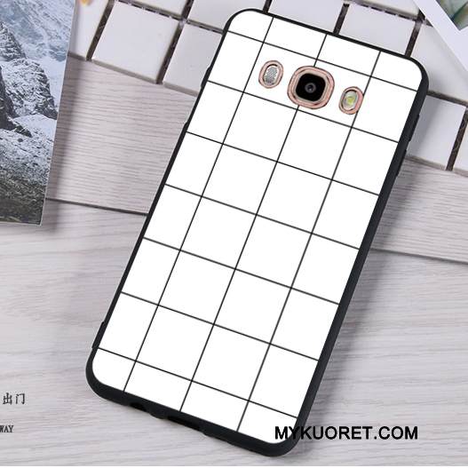 Kuori Samsung Galaxy J5 2016 Pehmeä Neste Tummansininen Puhelimen Kuoret, Kotelo Samsung Galaxy J5 2016 Silikoni Murtumaton Ripustettavat Koristeet