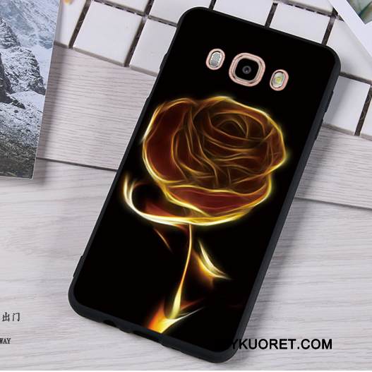 Kuori Samsung Galaxy J5 2016 Pehmeä Neste Tummansininen Puhelimen Kuoret, Kotelo Samsung Galaxy J5 2016 Silikoni Murtumaton Ripustettavat Koristeet