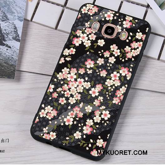 Kuori Samsung Galaxy J5 2016 Pehmeä Neste Tummansininen Puhelimen Kuoret, Kotelo Samsung Galaxy J5 2016 Silikoni Murtumaton Ripustettavat Koristeet