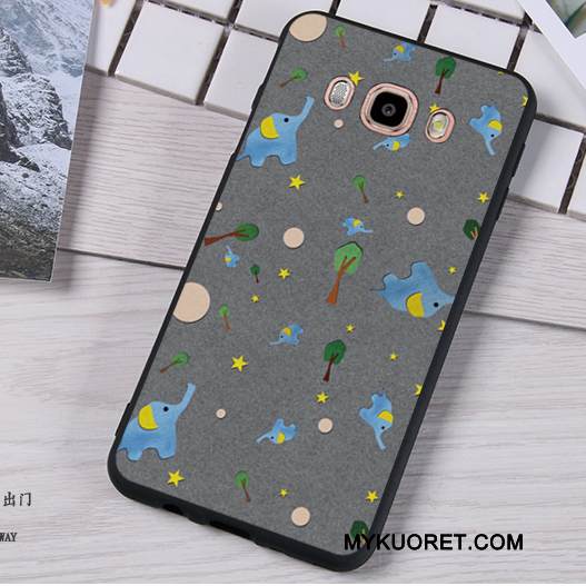 Kuori Samsung Galaxy J5 2016 Pehmeä Neste Tummansininen Puhelimen Kuoret, Kotelo Samsung Galaxy J5 2016 Silikoni Murtumaton Ripustettavat Koristeet