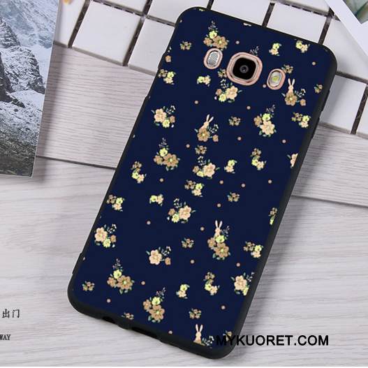 Kuori Samsung Galaxy J5 2016 Pehmeä Neste Tummansininen Puhelimen Kuoret, Kotelo Samsung Galaxy J5 2016 Silikoni Murtumaton Ripustettavat Koristeet