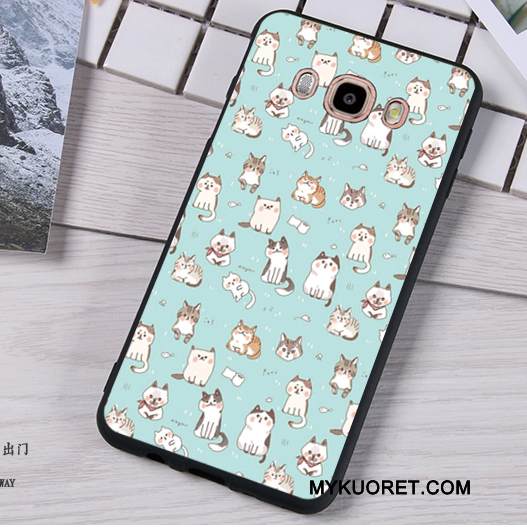 Kuori Samsung Galaxy J5 2016 Pehmeä Neste Tummansininen Puhelimen Kuoret, Kotelo Samsung Galaxy J5 2016 Silikoni Murtumaton Ripustettavat Koristeet