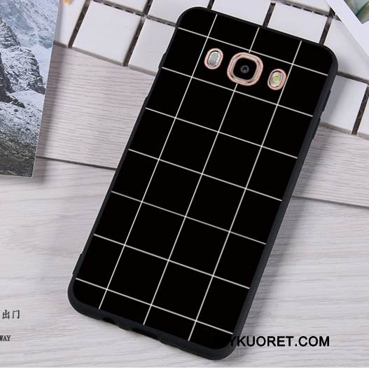 Kuori Samsung Galaxy J5 2016 Pehmeä Neste Tummansininen Puhelimen Kuoret, Kotelo Samsung Galaxy J5 2016 Silikoni Murtumaton Ripustettavat Koristeet