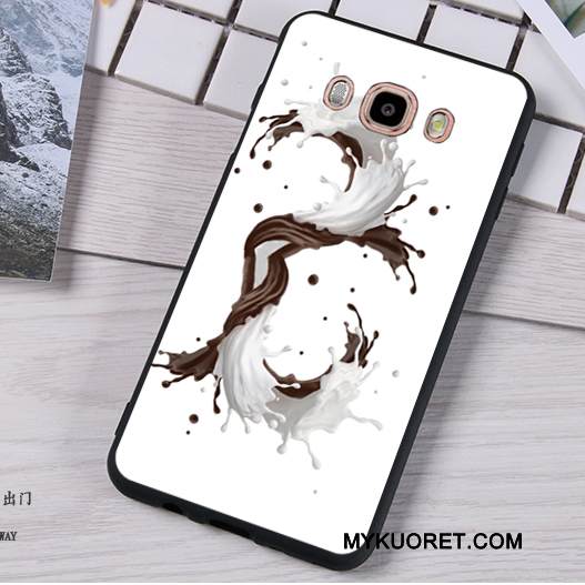 Kuori Samsung Galaxy J5 2016 Pehmeä Neste Tummansininen Puhelimen Kuoret, Kotelo Samsung Galaxy J5 2016 Silikoni Murtumaton Ripustettavat Koristeet