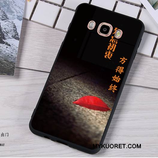 Kuori Samsung Galaxy J5 2016 Pehmeä Neste Tummansininen Puhelimen Kuoret, Kotelo Samsung Galaxy J5 2016 Silikoni Murtumaton Ripustettavat Koristeet